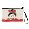 Baseball Mom #baseballmom Wristlet by Anchored Grace Boutique