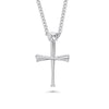 XL 2.0 Baseball Bat Cross Necklace
