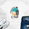 Basketball & Chill Graphic Tee by Anchored Grace Boutique