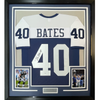 Framed Autographed/Signed Bill Bates 35x39 Dallas Thanksgiving Day Football Jersey PSA/DNA COA