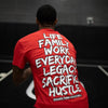 Basketball is Life - T-Shirt - Red by Bigger Than Basketball