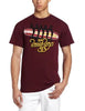 Beach Boys The Beach Boys Surfboard Men'S T-Shirt, Maroon, X-Large [T-Shirt] by Rock Band Apparel