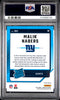 Graded 2024 Panini Donruss Malik Nabers #383 Optic Preview Pink Rookie RC Football Card PSA 10 Gem Mint by Hall of Fame Sports Memorabilia
