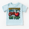 Pretty Please With A Cherry On Top Shirt - Food Pun Tee by Madi Moosh
