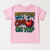 Pretty Please With A Cherry On Top Shirt - Food Pun Tee by Madi Moosh