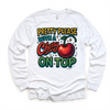 Pretty Please With A Cherry On Top Shirt - Food Pun Tee by Madi Moosh