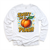 Sweet As A Peach Fruit Shirt - Food Pun Tee by Madi Moosh