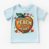 You've Got A Peach Of My Heart Fruit Shirt - Food Pun Tee by Madi Moosh