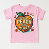 You've Got A Peach Of My Heart Fruit Shirt - Food Pun Tee by Madi Moosh