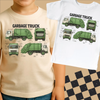 Garbage Truck Blueprints Shirt - Fun Garbage Truck Tee by Madi Moosh