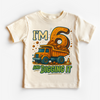 I'm Six And Digging It Birthday Shirt - Construction Birthday Tee by Madi Moosh