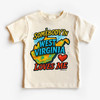Somebody Loves Me In West Virginia Shirt - State Tee by Madi Moosh