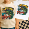 Fishing Make Me Happy Shirt - Bass Fishing Outdoors Tee by Madi Moosh