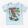 Creep It Real Skeleton Halloween Shirt - Halloween Tee by Madi Moosh