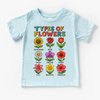 Types Of Flowers Gardening Shirt - Flowers Tee by Madi Moosh