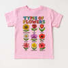 Types Of Flowers Gardening Shirt - Flowers Tee by Madi Moosh