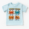 Types Of Crabs Shirt - Crab Tee by Madi Moosh