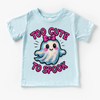 Too Cute To Spook Halloween Shirt - Girls Halloween Tee by Madi Moosh