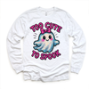 Too Cute To Spook Halloween Shirt - Girls Halloween Tee by Madi Moosh
