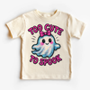 Too Cute To Spook Halloween Shirt - Girls Halloween Tee by Madi Moosh