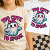 Too Cute To Spook Halloween Shirt - Girls Halloween Tee by Madi Moosh