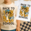Back To School Tigers Mascot Shirt - Back To School Tee by Madi Moosh
