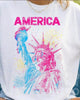 AMERICA Statue of Liberty Fireworks Tee by Everyday Customs Co.