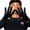 Jet Black EVO2 Football Gloves