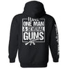 I Love One Man & Several Guns (Back Print) by Shield Republic