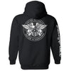 Never Retreat Never Surrender Skulls by Shield Republic