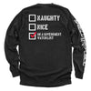 Naughty Nice On a Government Watch List by Shield Republic