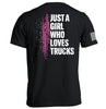 Just A Girl Who Loves Trucks by Shield Republic