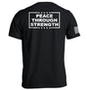 Peace Through Strength White by Shield Republic