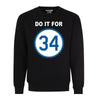 Do It For 34 Win the Championship Baseball Legend Royal Graphic Tee Shirt by MyWackyTees