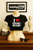I Love Chubby Bears I Heart Funny Adult Humor Graphic Tee Shirt by MyWackyTees