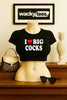I Love Big Cocks I Heart Roosters Funny Adult Humor Graphic Tee Shirt by MyWackyTees