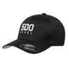 500 LEVEL Stacked Logo White by 500 LEVEL