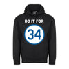 Do It For 34 Win the Championship Baseball Legend Royal Graphic Tee Shirt by MyWackyTees