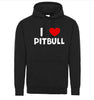 I Love Pitbull I Heart Pitbull Premium Fashion Graphic Tee Shirt by MyWackyTees