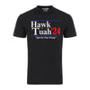 Hawk Tuah 2024 Spit On That Thang Viral Election Style Graphic Tee Shirt by MyWackyTees