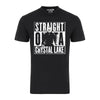 Friday the 13th Straight Outta Crystal Lake Distressed Graphic Tee Shirt by MyWackyTees