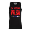 Im Voting For the Felon 2024 Election Funny Graphic Tee Shirt by MyWackyTees