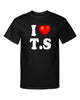 I Love T.S I Heart T.S Taylor Swifties Concert Style Graphic Tee Shirt by MyWackyTees