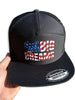 Big Dreams Snapback Hat Americana by Luckless Outfitters