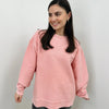 Blossom Pink Oversized Corded Crew by Ivy + Cloth