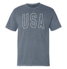 USA Collegiate Solid White (Front) by Shield Republic
