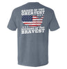 Raised In The Greatest Because Of The Bravest by Shield Republic