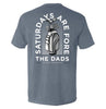 Saturdays Are For The Dads Golf Grey by Shield Republic