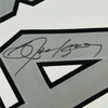 Framed Autographed/Signed Bo Jackson 35x39 Oakland White Color Rush Football Jersey JSA COA by Hall of Fame Sports Memorabilia