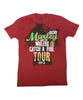 Bob Marley Zion Rootswear Bob Marley Caf Tour Red M [T-Shirt] by Rock Band Apparel
